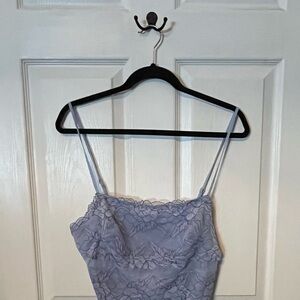 Urban Outfitters Lavender Lace Crop Top
